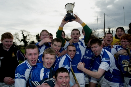 Captain David Harmon lifts the 2011 MHC-B Cup