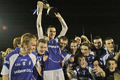 Captain Edward Kirby lifts the 2011 U-21B HC Cup